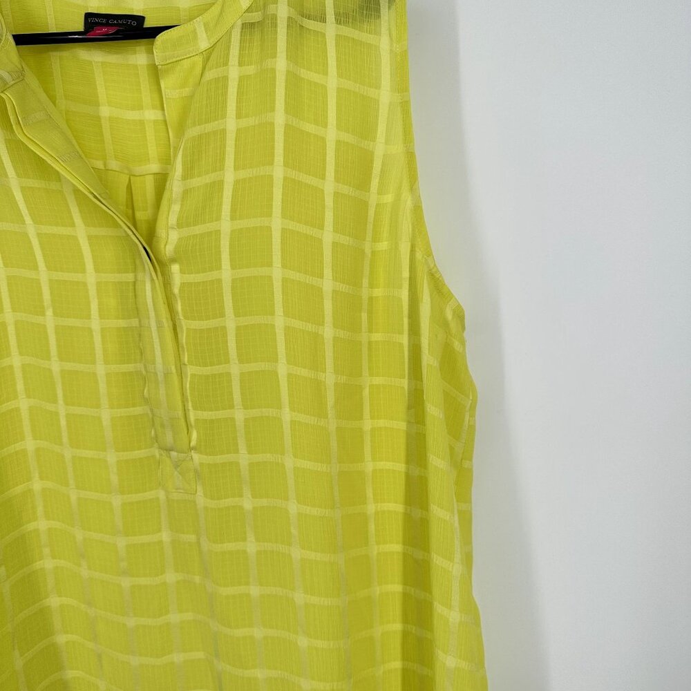 Vince‎ Camuto Dress Women's Size XL Yellow Tank - Picture 4 of 5